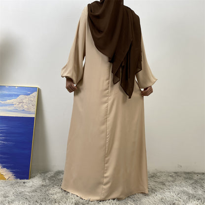Women's Nursing Long Sleeve Slim Fit Dress