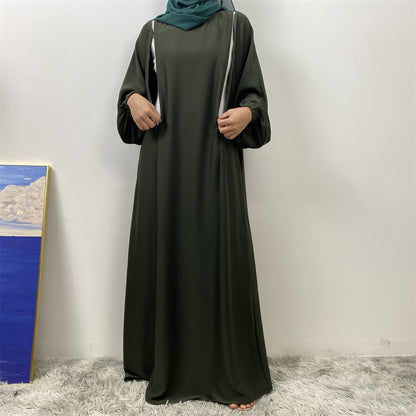 Women's Nursing Long Sleeve Slim Fit Dress