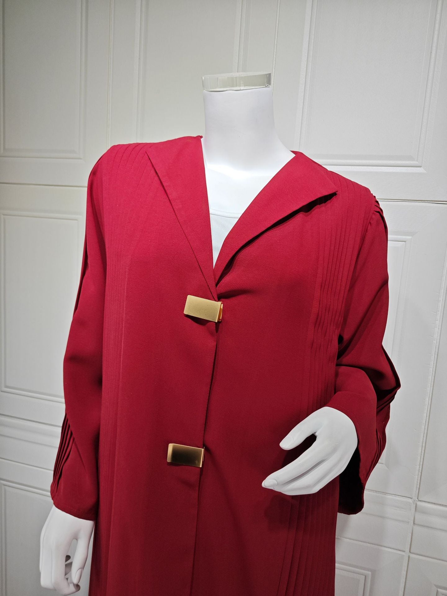 Women's Long-sleeved Long Skirt Cardigan Jacket
