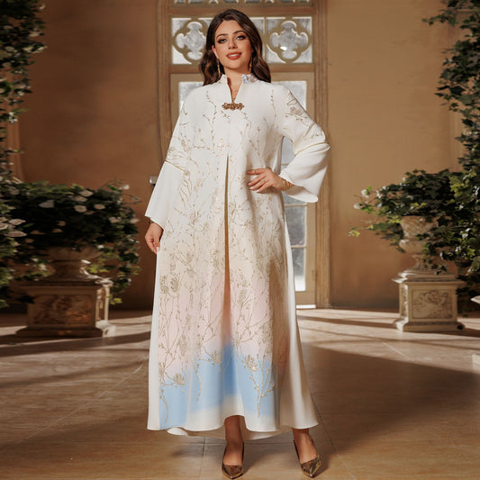 abaya party dress Symphony Draped Abaya