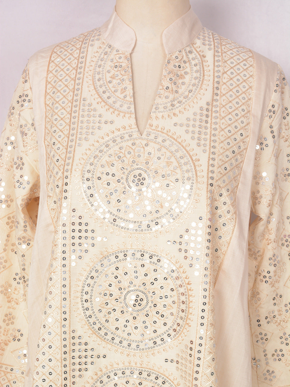 Women's V-neck Ethnic Dress