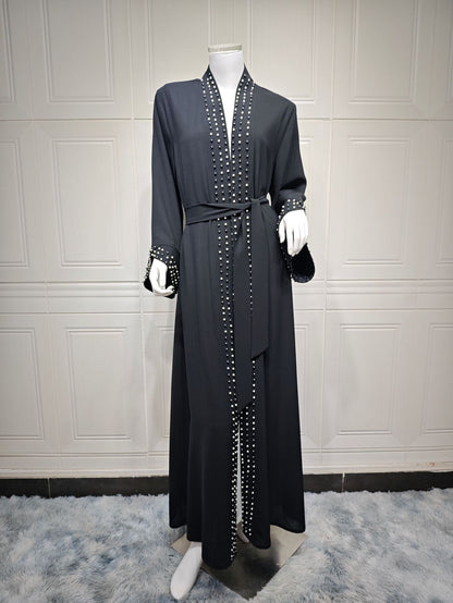 Women's Bubble Lace-up Robe Cardigan