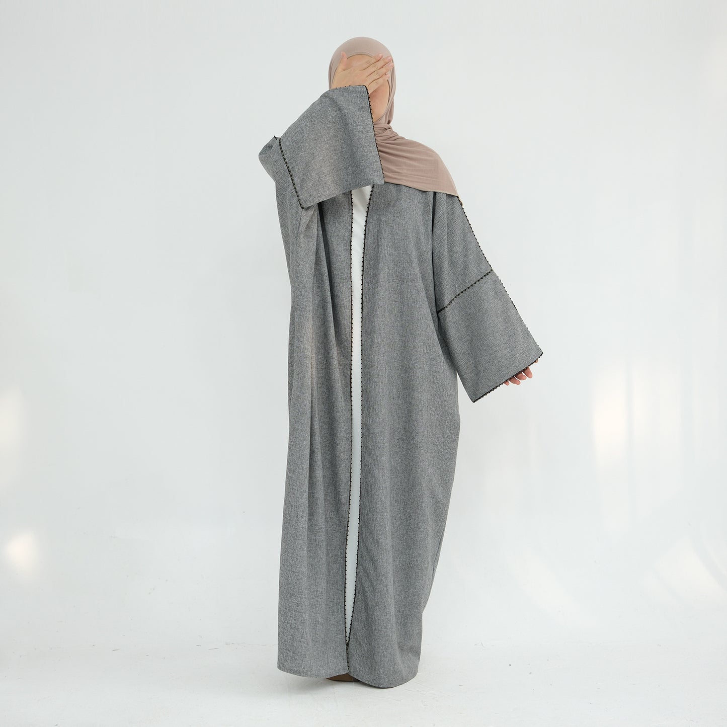Women's Beaded Elegant Robe Dress
