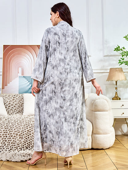 Women's Perstine Collar Flower Beaded Evening Dress