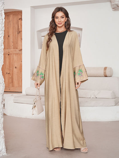 Women's Embroidered Cardigan Dress