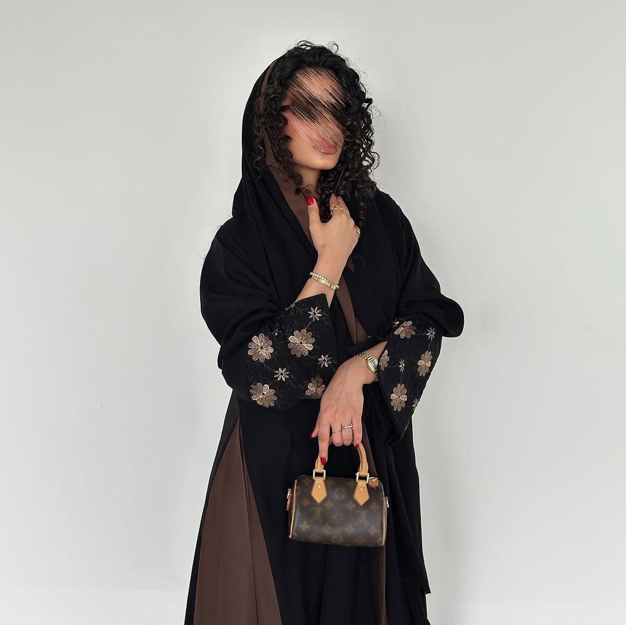 Women's Embroidered Long Coat