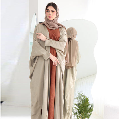 Women's Solid Color Cardigan Robe