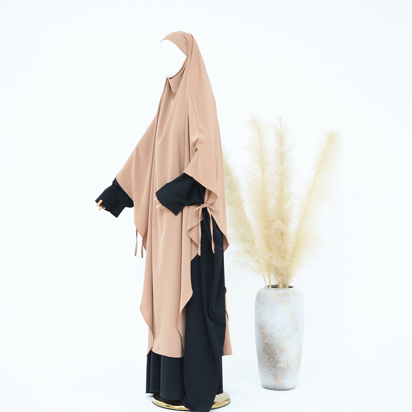 Women's Solid Color Nida Swing Hijab
