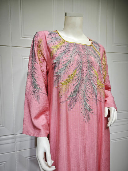 Women's Embroidered Hot Diamond Dress