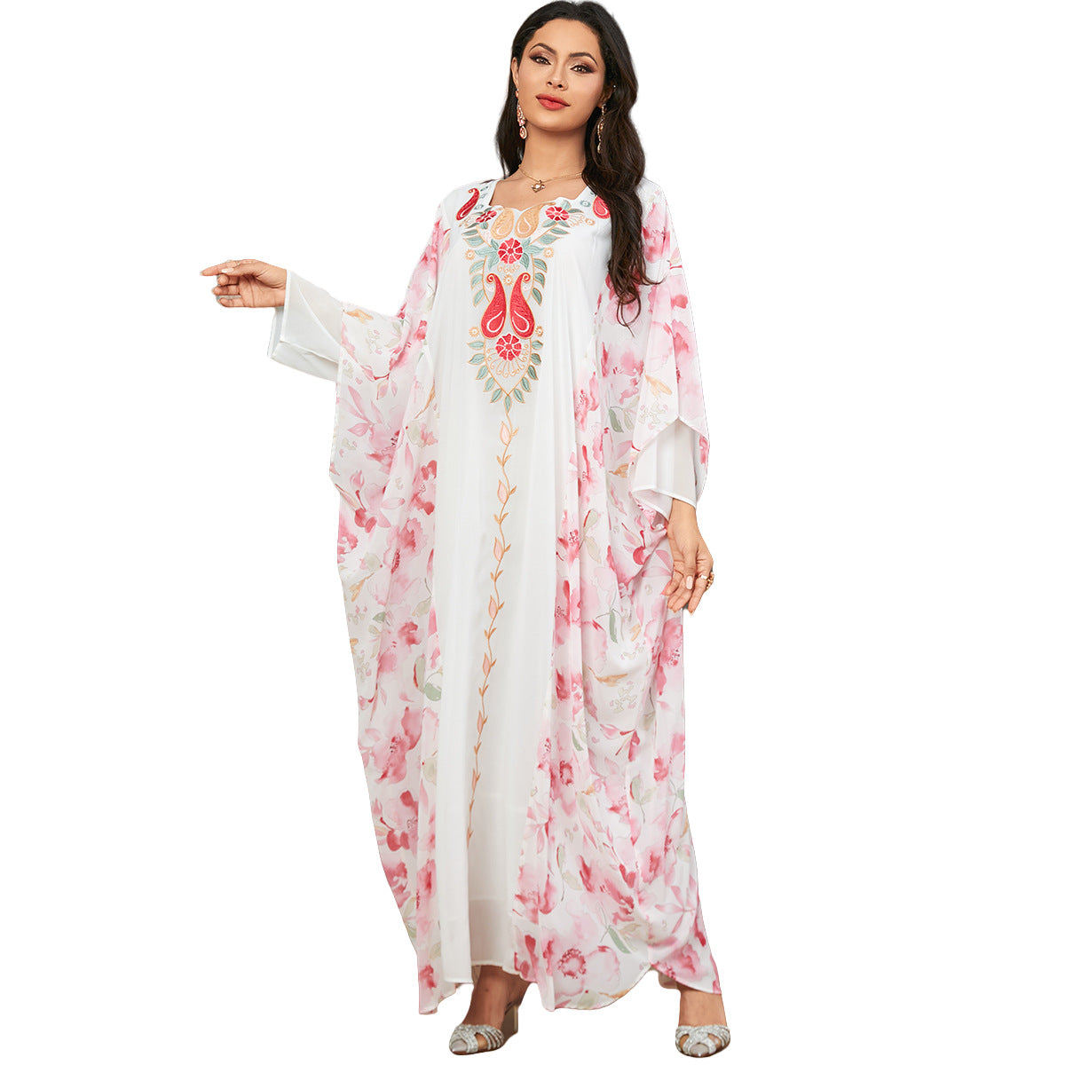 Women's Printed Ladies Kaftan Dress