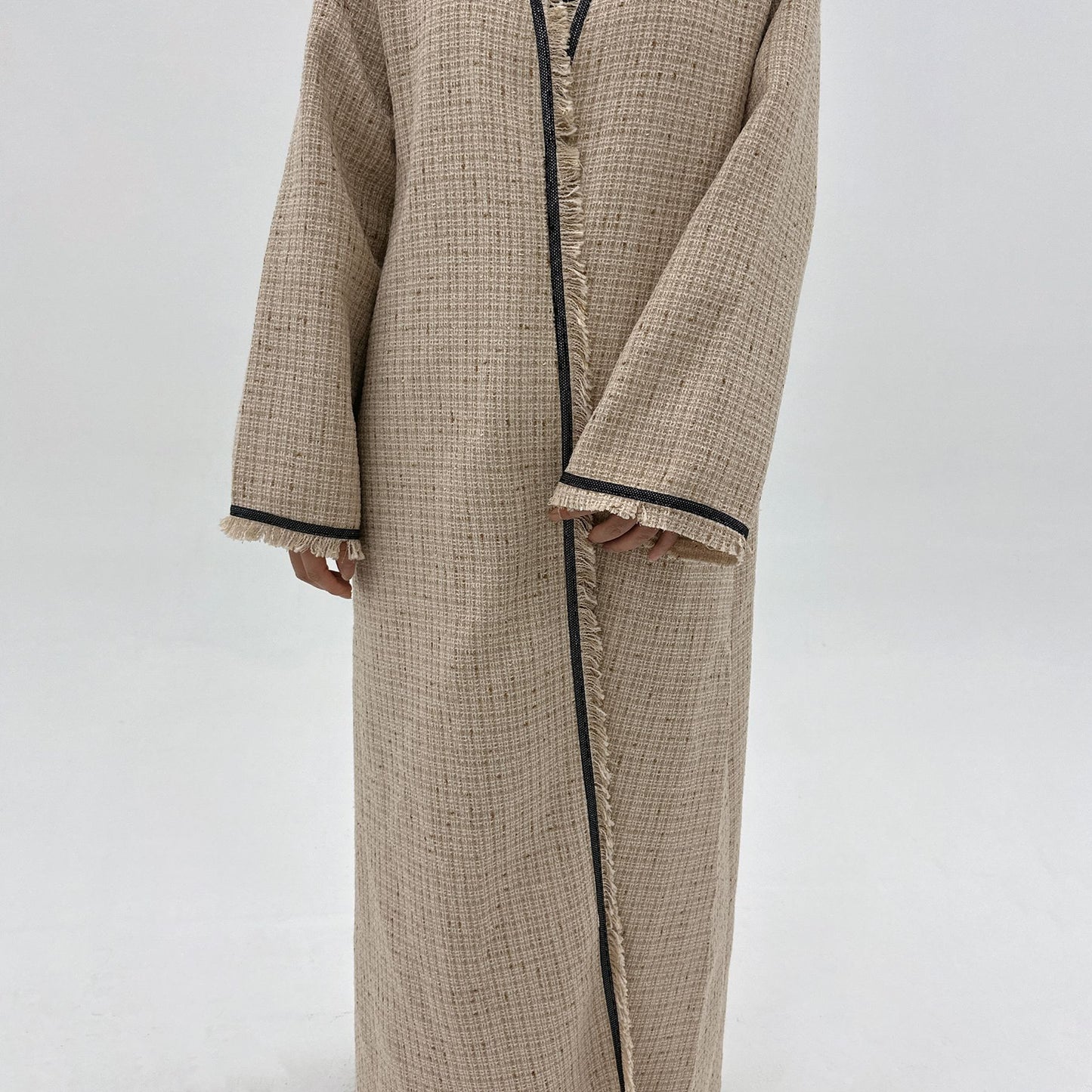 Petite Chanel-Style Cardigan Robe Dress