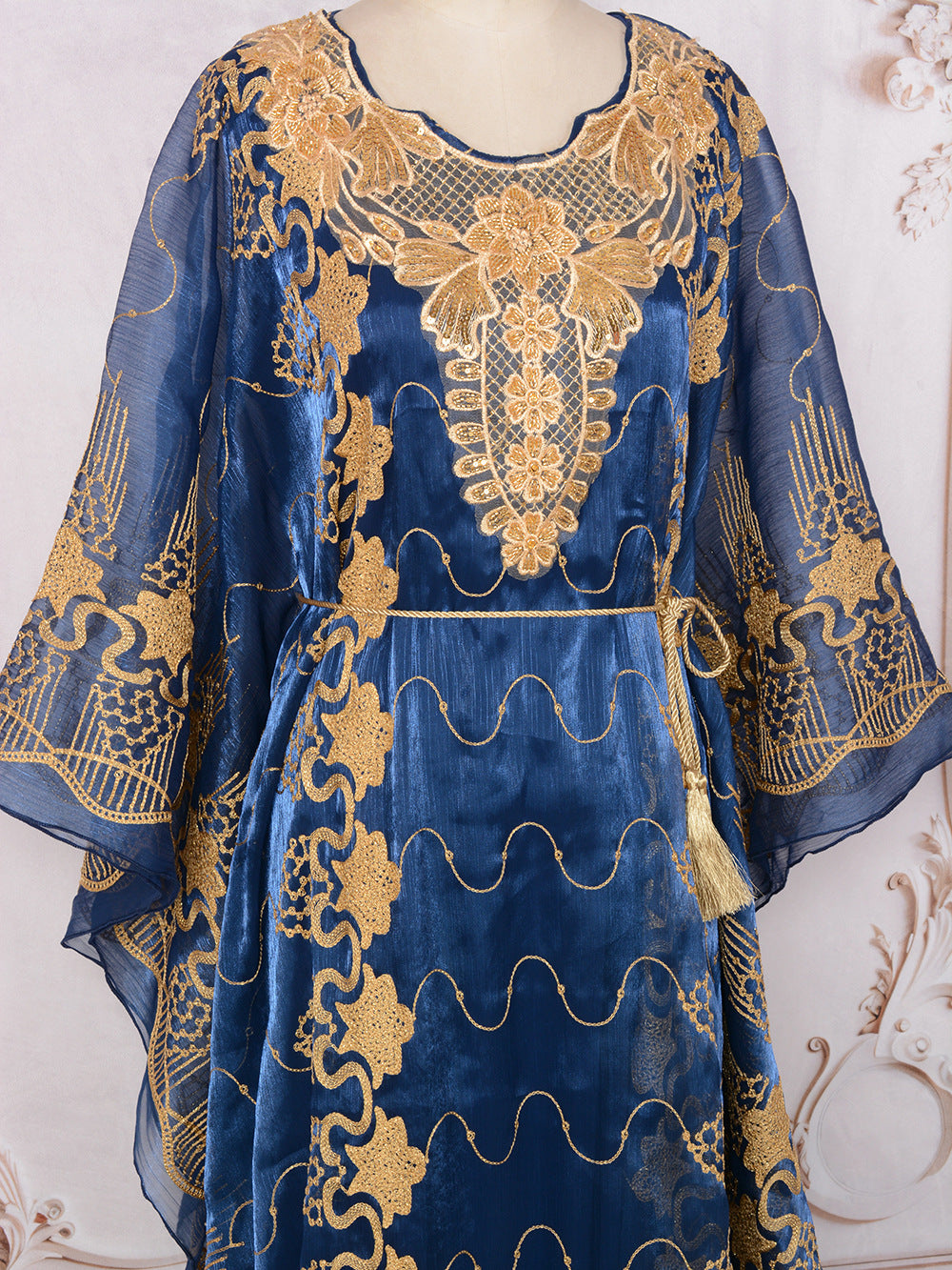 Women's Embroidered Sequin Two-piece Dress
