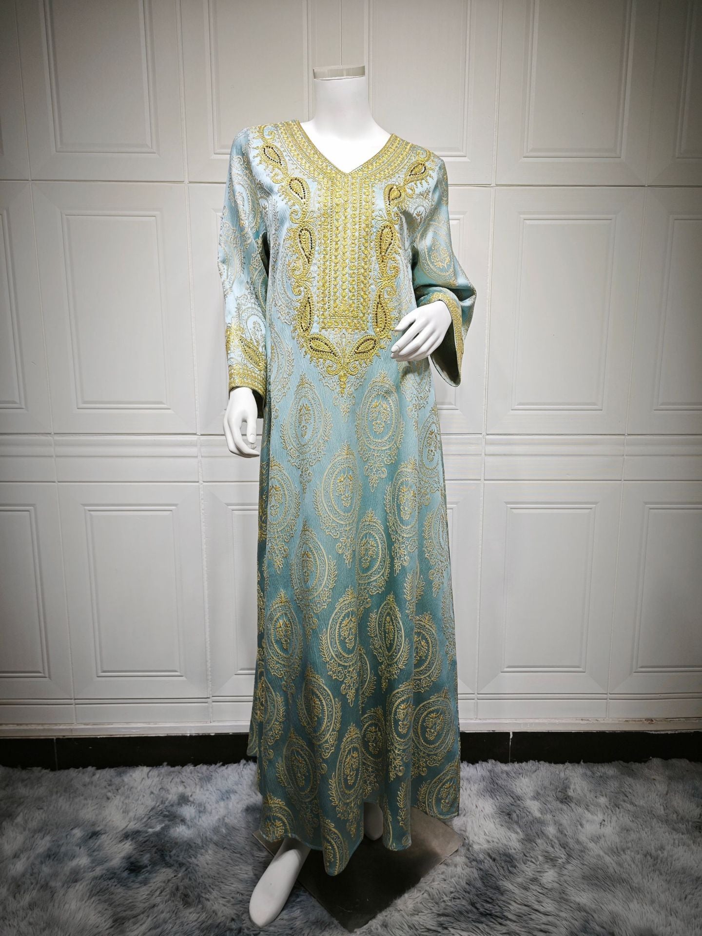 Women's Jacquard Evening Dress