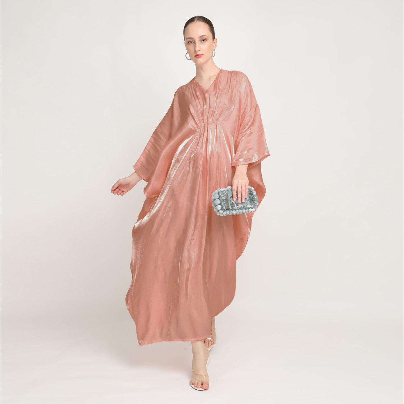 Women's Loose Bat Sleeve Abaya Dress