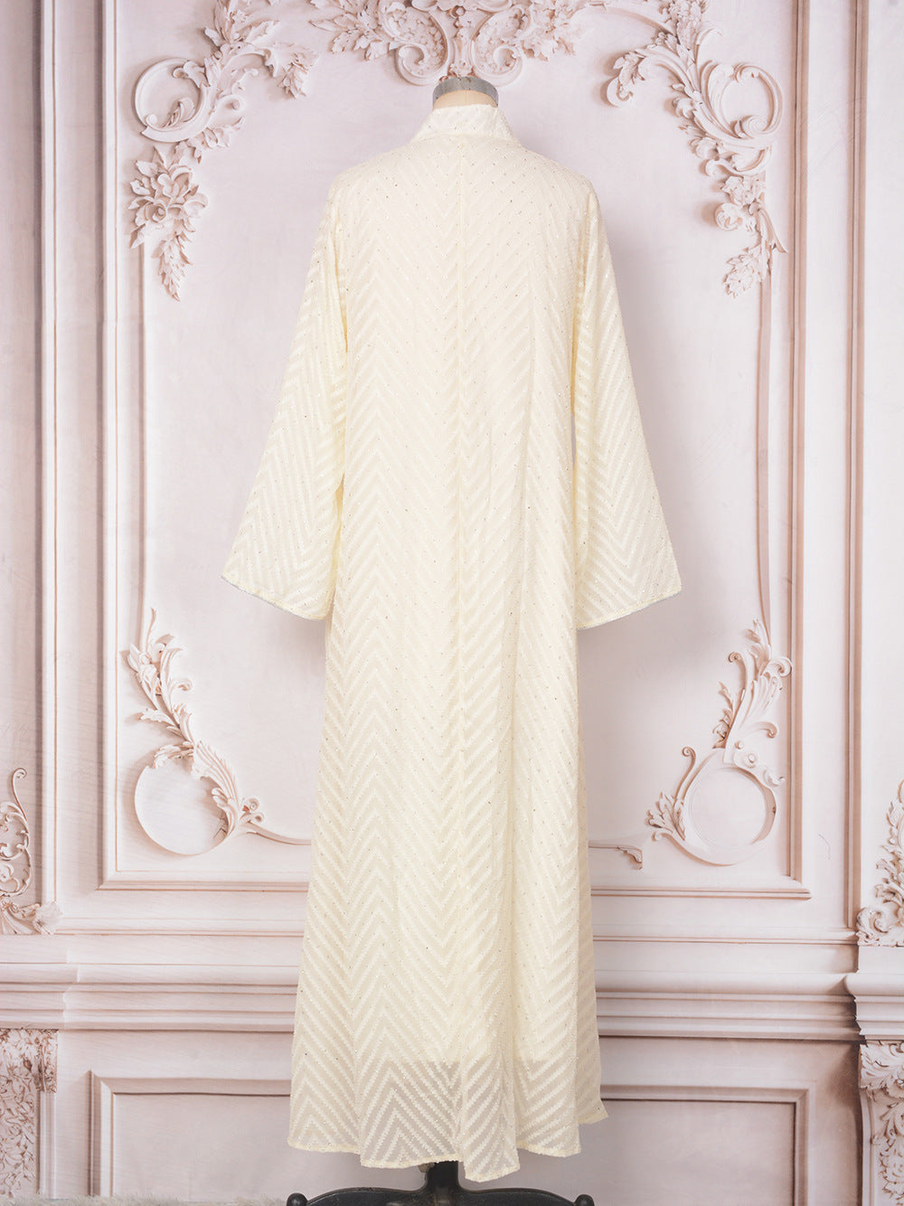 Women's Beaded Collar Flower Pendulum Dress