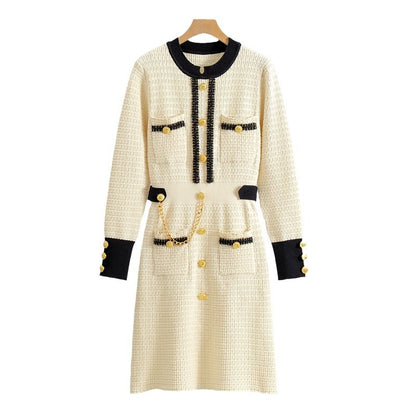 Women's Vintage Knit Loose Dress
