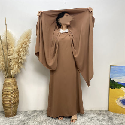Women's Solid Color Dress with Pockets