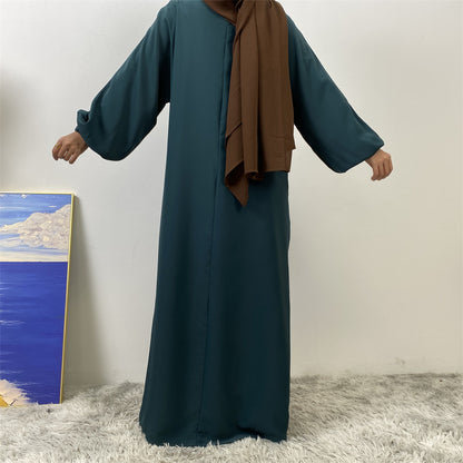 Women's Nursing Long Sleeve Slim Fit Dress