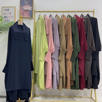 Swing Solid Color Two-piece Sets