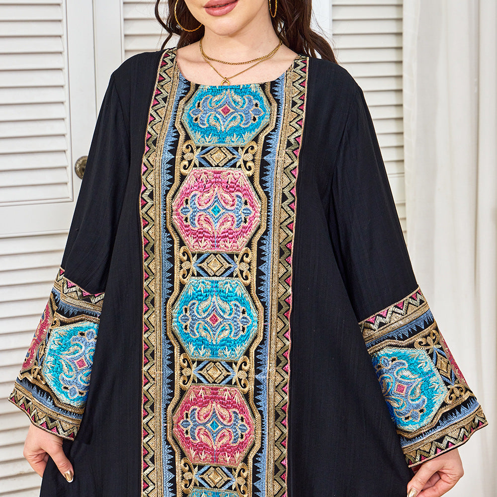 Women's Embroidered Sequin Dress