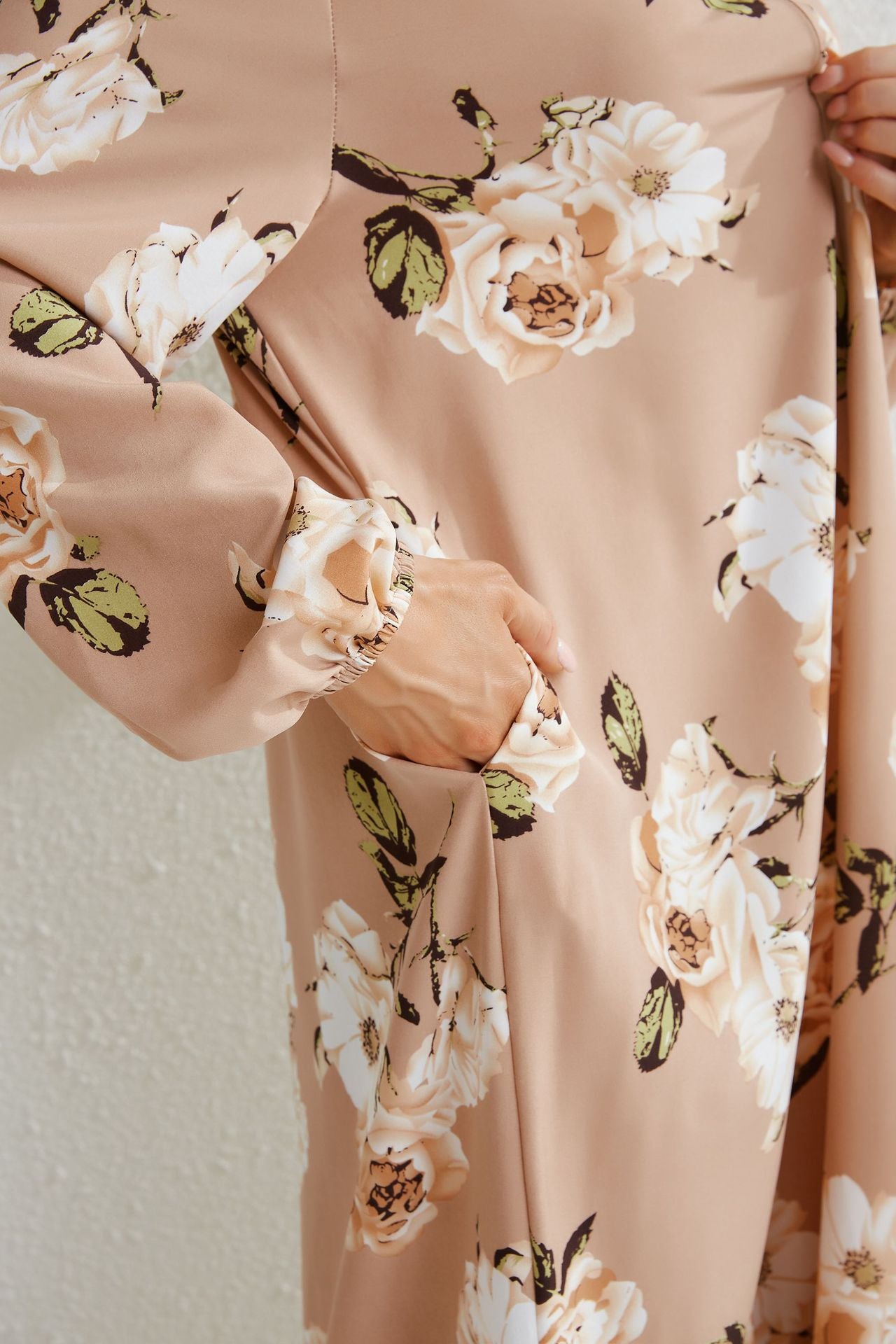 Women's Floral Round Neck Dress