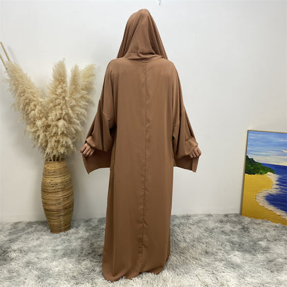Women's Solid Color Dress with Pockets