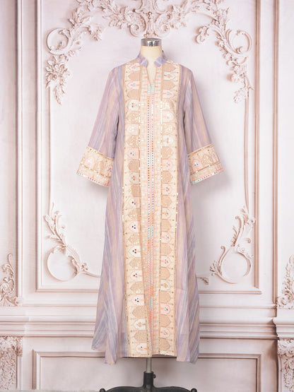 Women's Embroidered Sequin Evening Dress