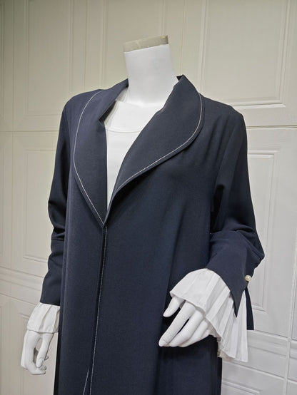 Women's Casual Sleeve Split Pleated Jacket Robe