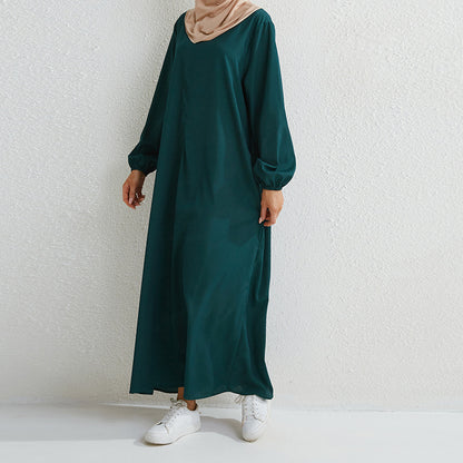 Women's Floral Round Neck Dress