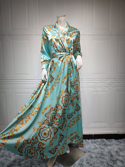 Women's Printed Floral Bouquet Dress