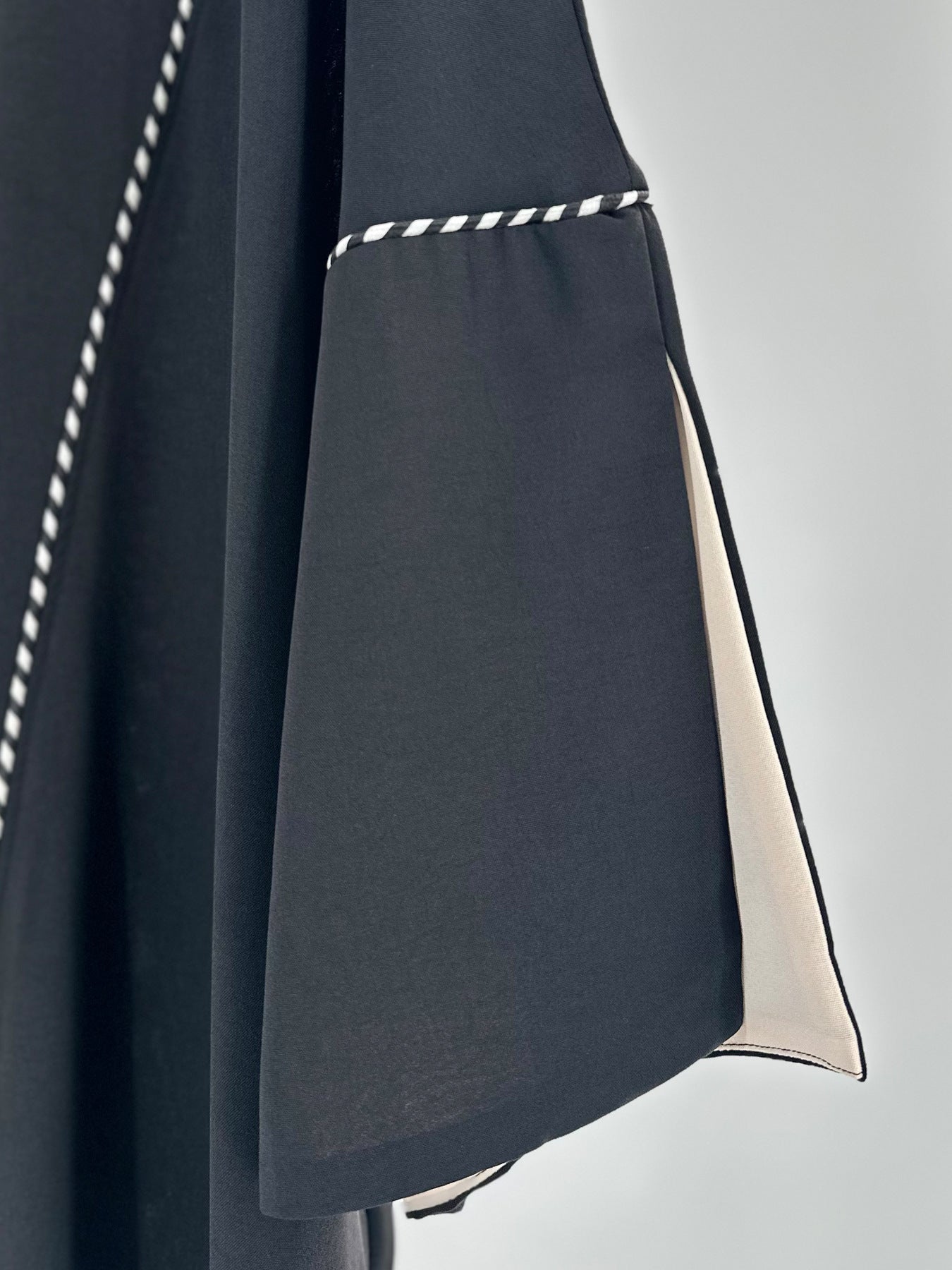 Women's Contrasting Cardigan Long Robe