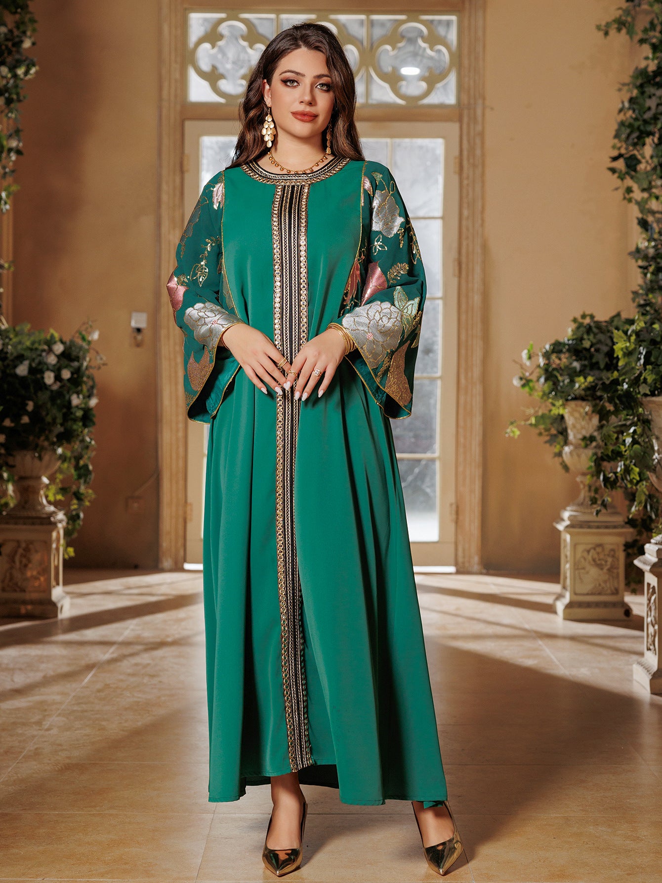 Elegant Long Sleeve Formal Dress