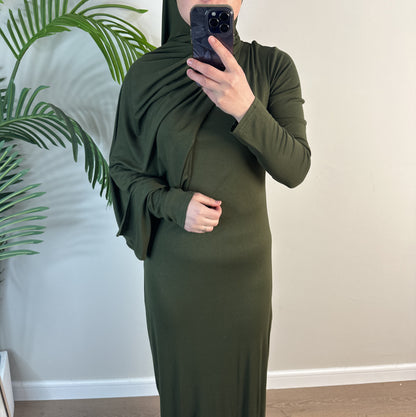 Women's Solid Modal Cotton Dress