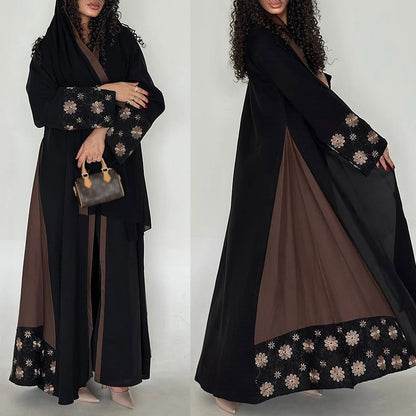 Women's Embroidered Long Coat