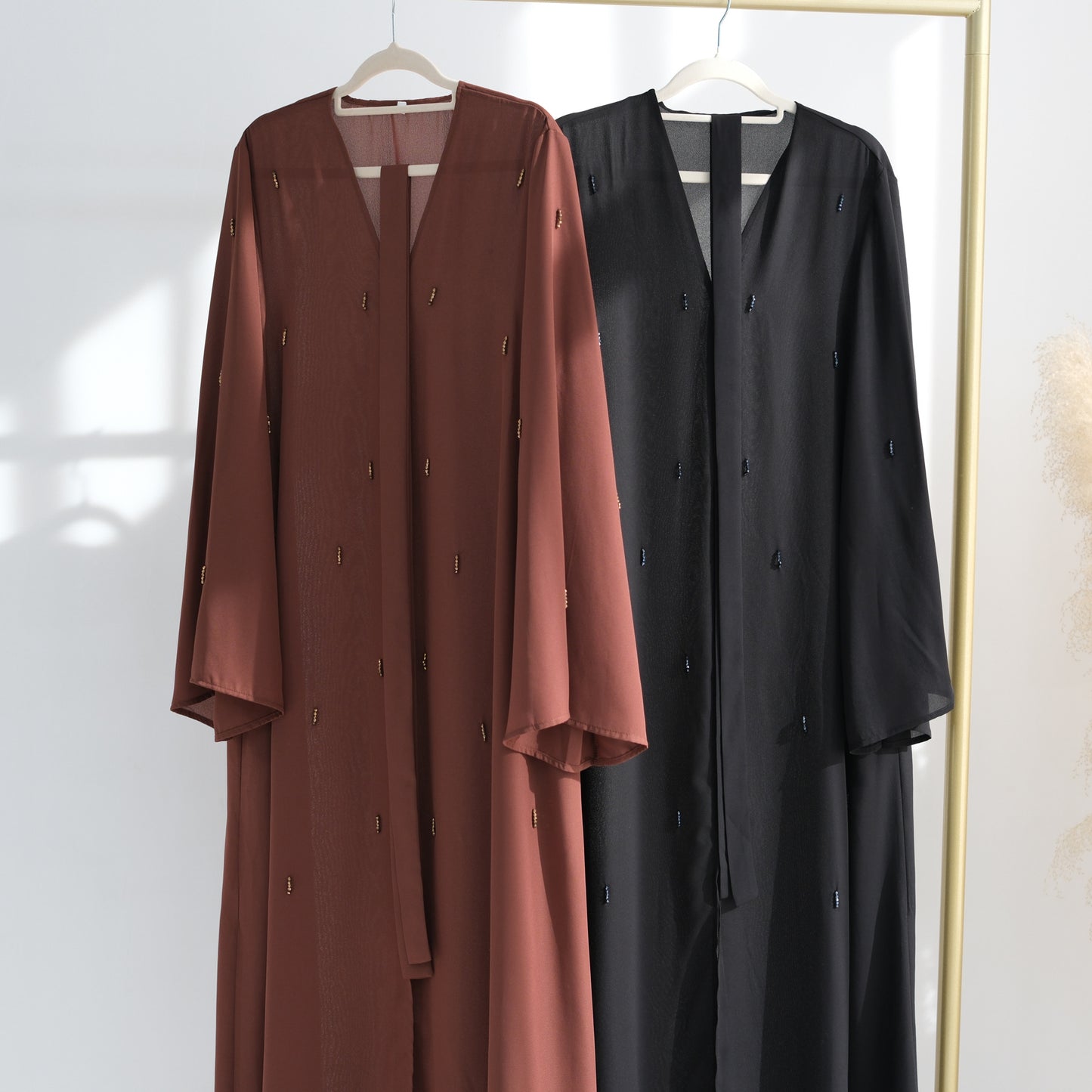 Heavy Handmade Beaded Cardigan Robe
