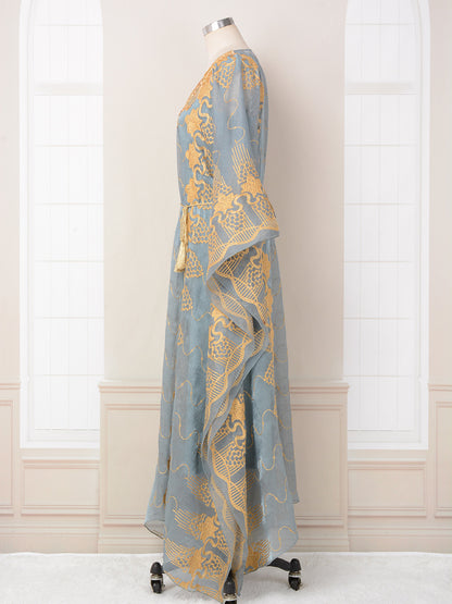 Women's Embroidered Sequin Two-piece Dress