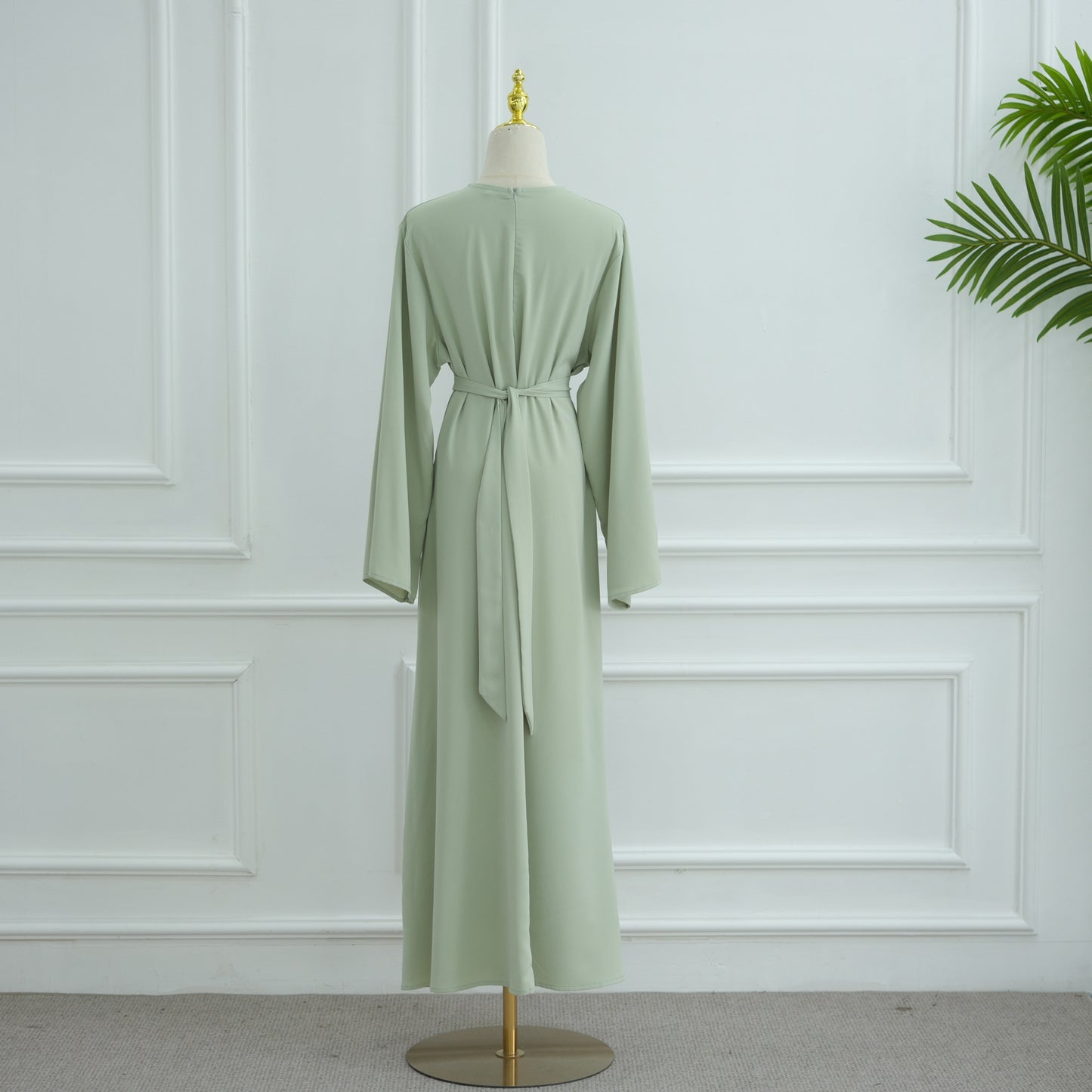 Premium Nida Fabric Modest Maxi Dress with Flared Silhouette