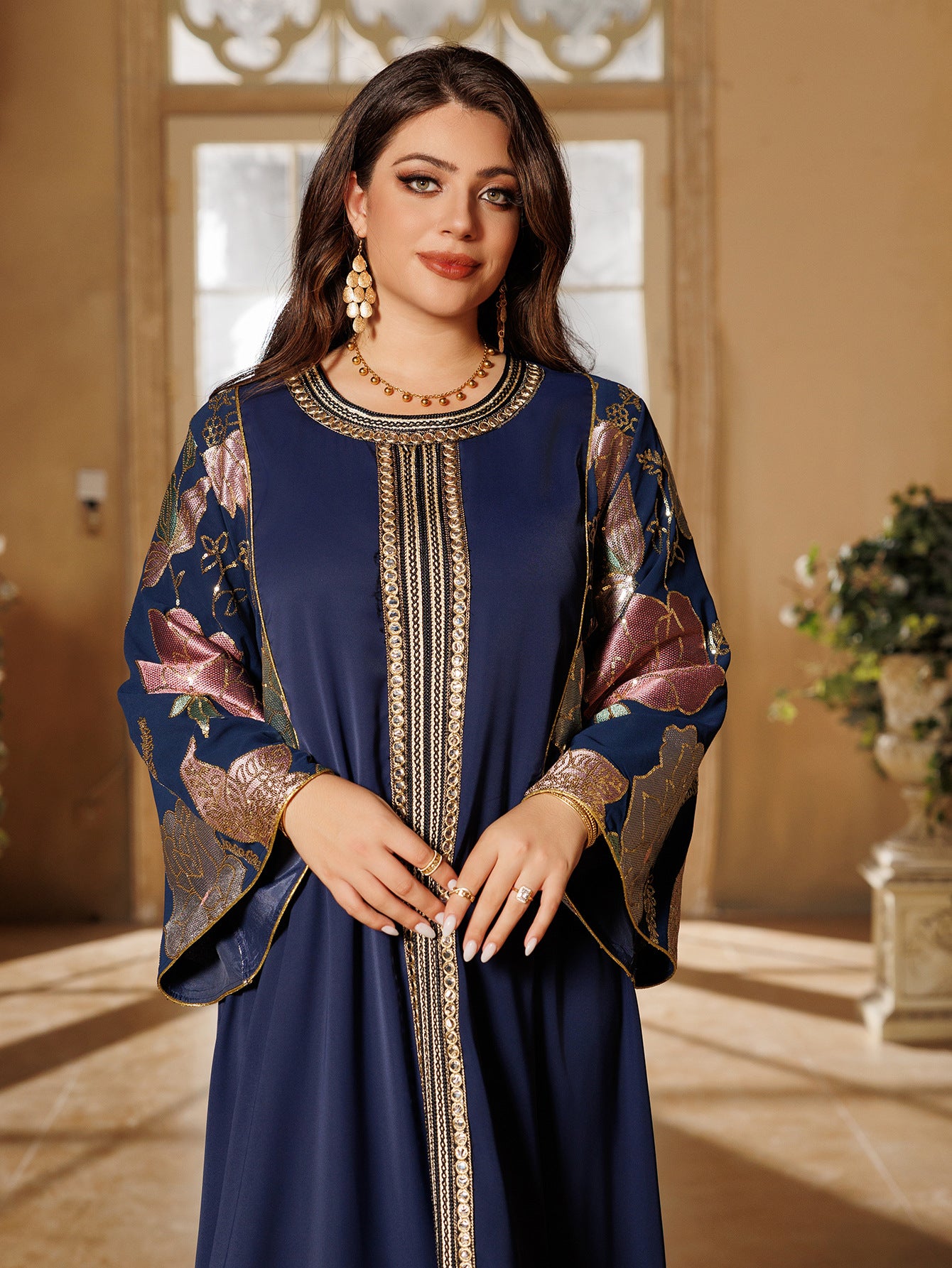Elegant Long Sleeve Formal Dress