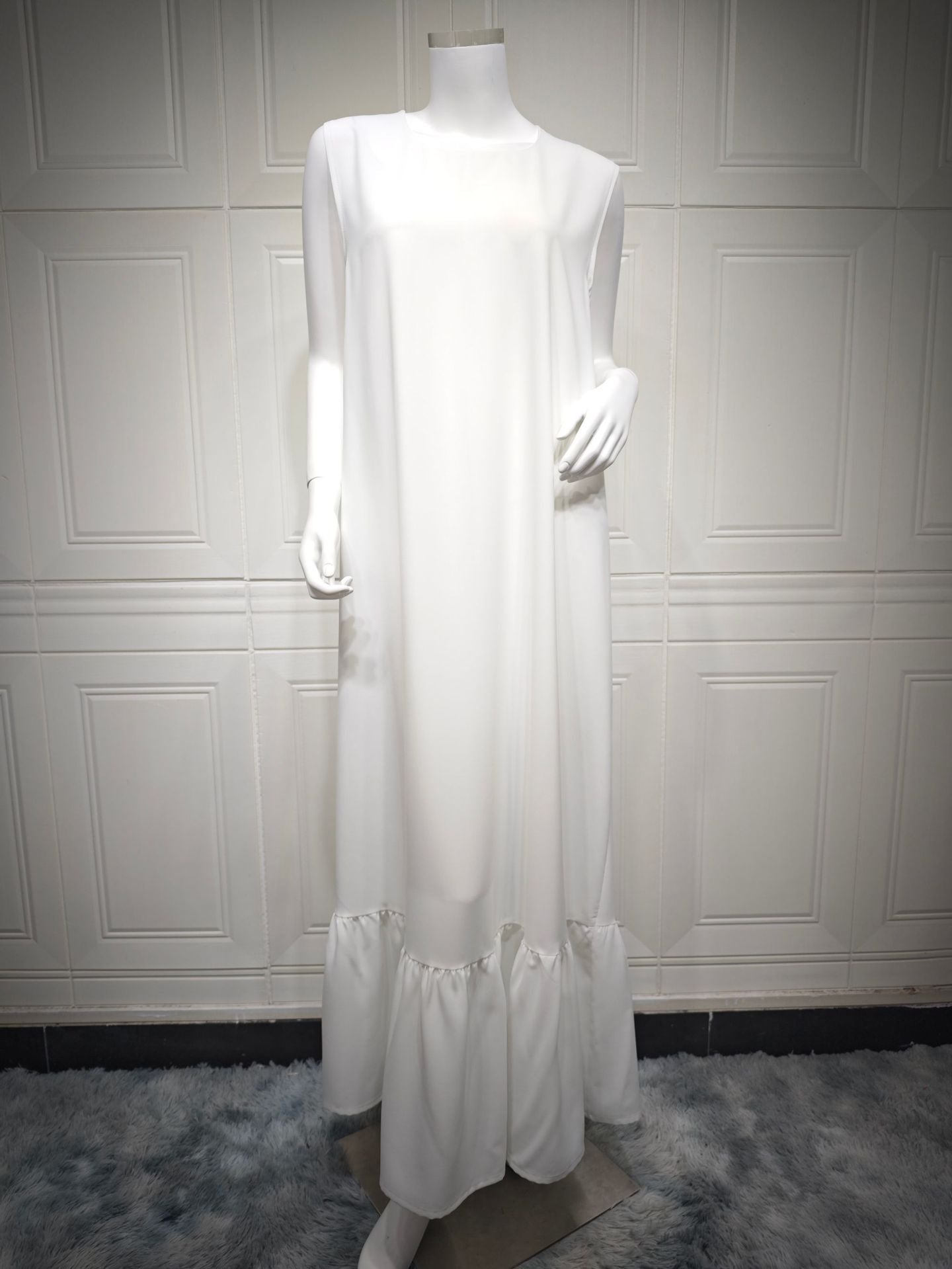 Elegant Long Skirt Embroidered Robe Two-piece Set
