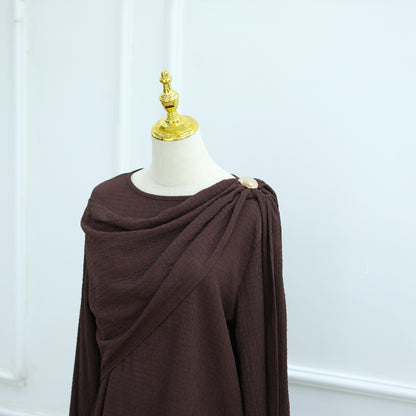 Buttoned Cardigan and Pants Two-piece Set