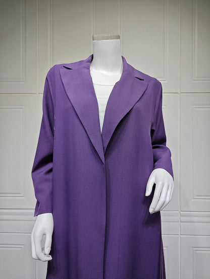 Women's Elegant Long-sleeved Purple Robe
