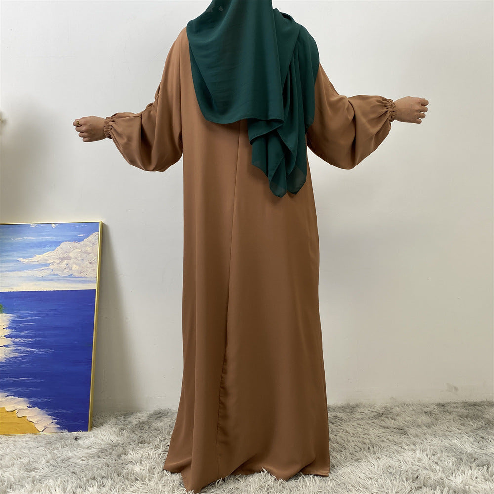 Women's Nursing Long Sleeve Slim Fit Dress