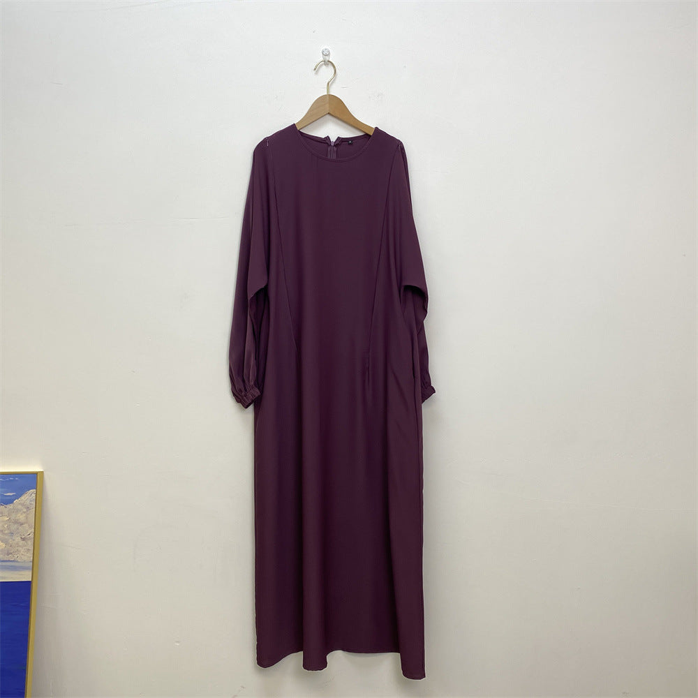Women's Nursing Long Sleeve Slim Fit Dress