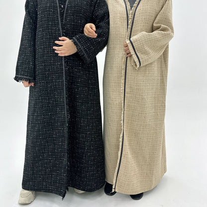 Petite Chanel-Style Cardigan Robe Dress