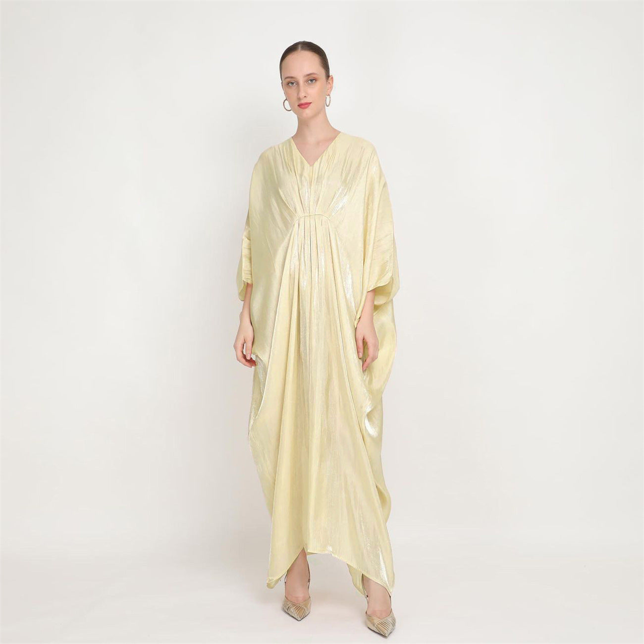 Women's Loose Bat Sleeve Abaya Dress