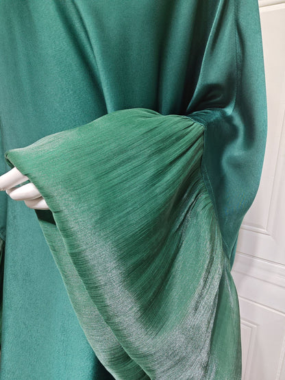 Women's Waist-cinching Satin Dress