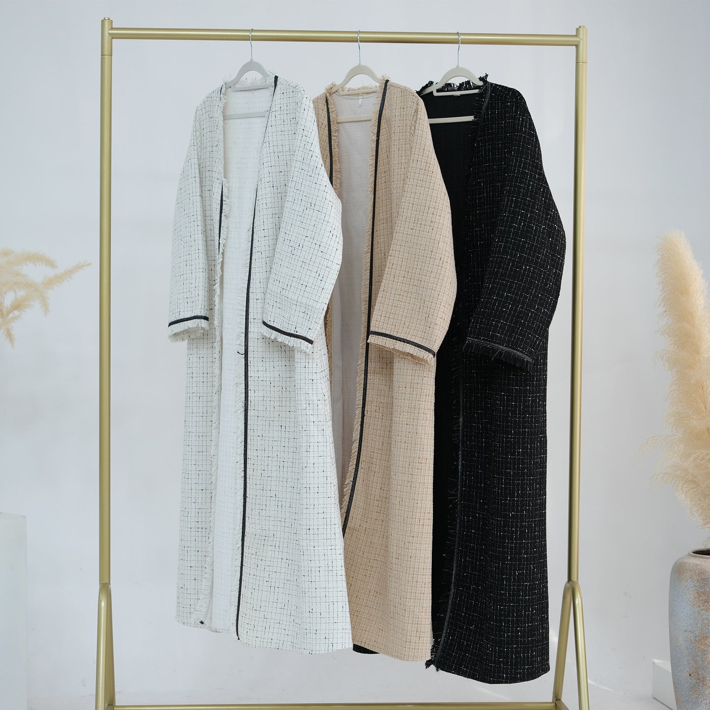 Women's Padded Cardigan Robe Dress