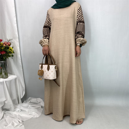 Fashionable Muslim Women's Hat Dress