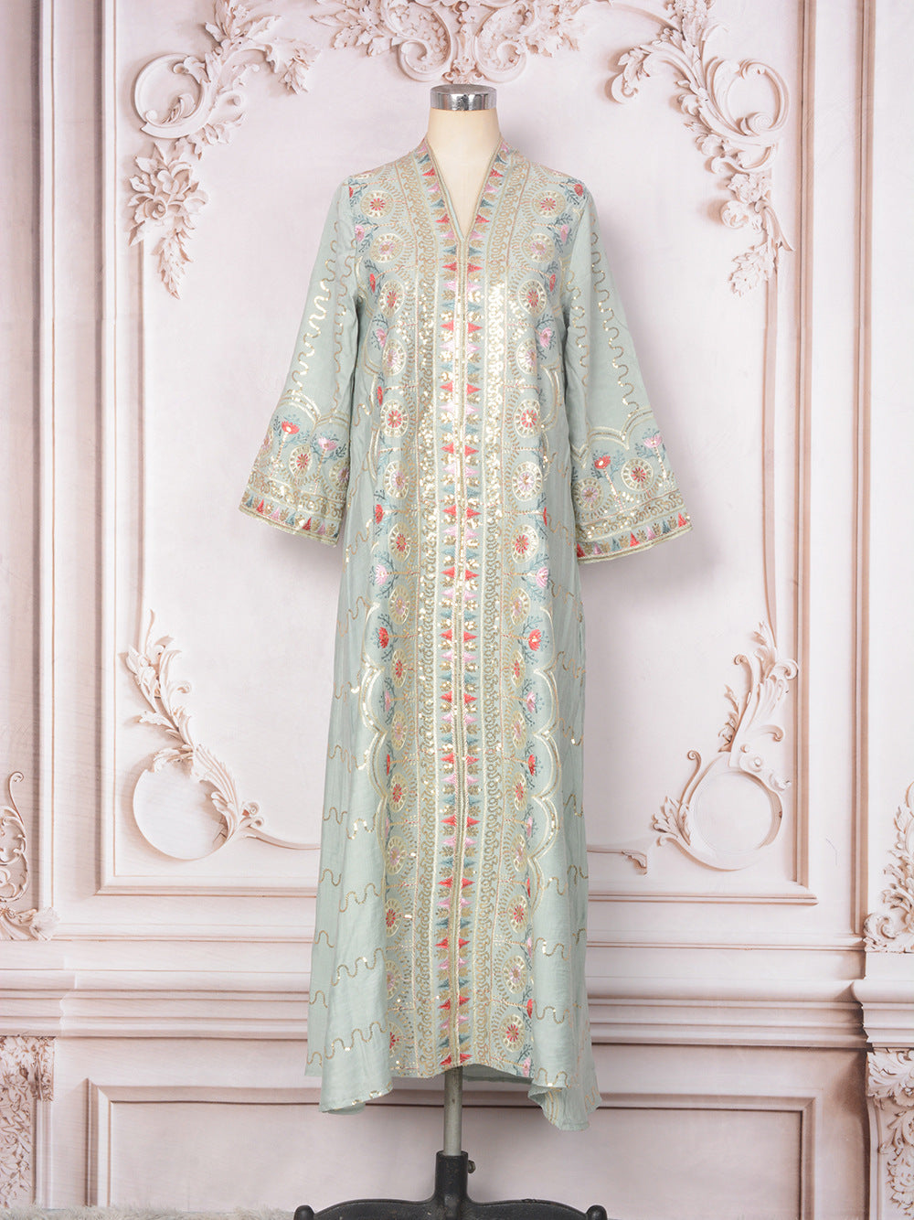 Women's V-neck Loose Evening Dress