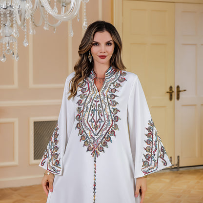 Women's Rope Embroidered Party Dress